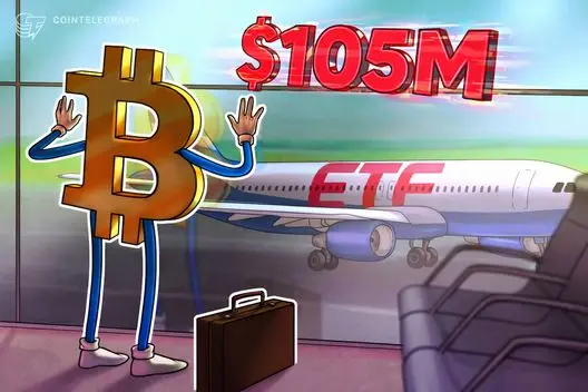 ETFs de Bitcoin registram saída de US$ 105 milhões enquanto comprador misterioso de IBIT surge