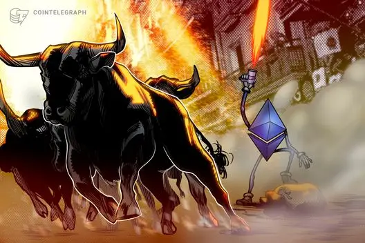 Investidores institucionais voltam a comprar Ether com aumento de 26% no interesse aberto