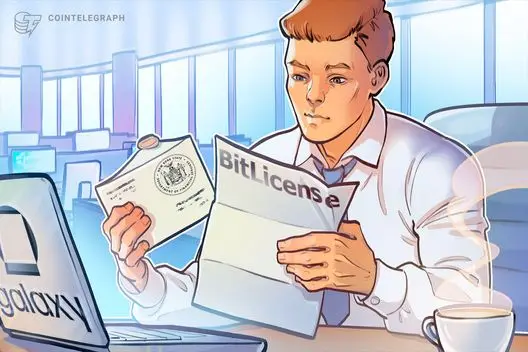 Galaxy obtém Licença BitLicense de Nova York para expandir serviços cripto institucionais