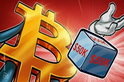 Previsões para o preço do Bitcoin apontam para níveis abaixo de US$ 50 mil com padrões de mercado em baixa
