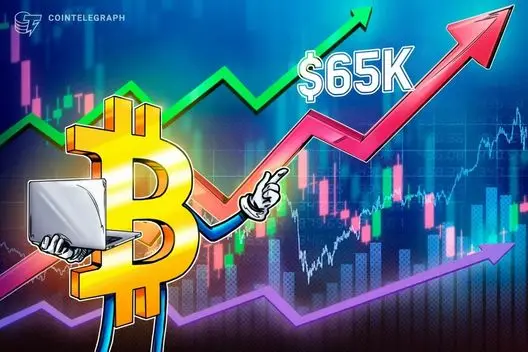 Bitcoin alcança $66 mil após recuperação das ações nos EUA: Será que se manterá acima disso?