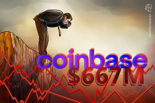 Coinbase apresenta perda de US$ 667 milhões no quarto trimestre, surpreendendo o mercado