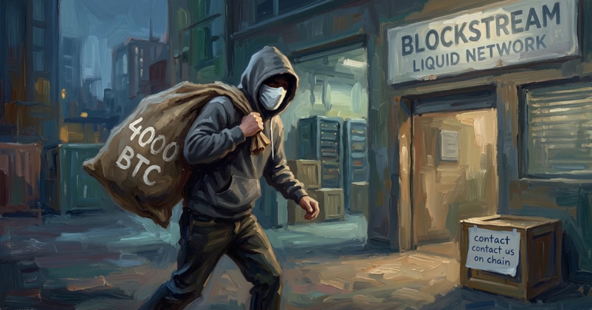 Hackers Retiram 4.000 Bitcoins da Rede Liquid da Blockstream