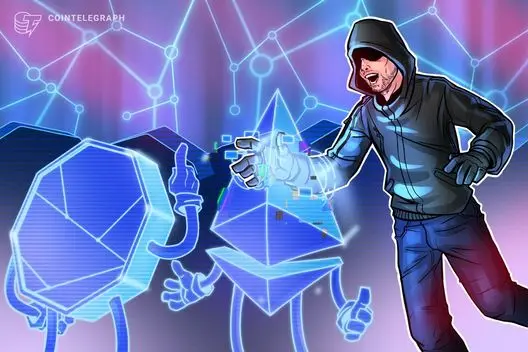 Carteira associada a roubo da Infini volta à ativa e compra Ether em queda por US$ 13 milhões