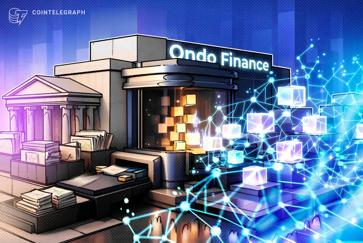 Ondo permite que instituições convertam ações diretamente em tokens